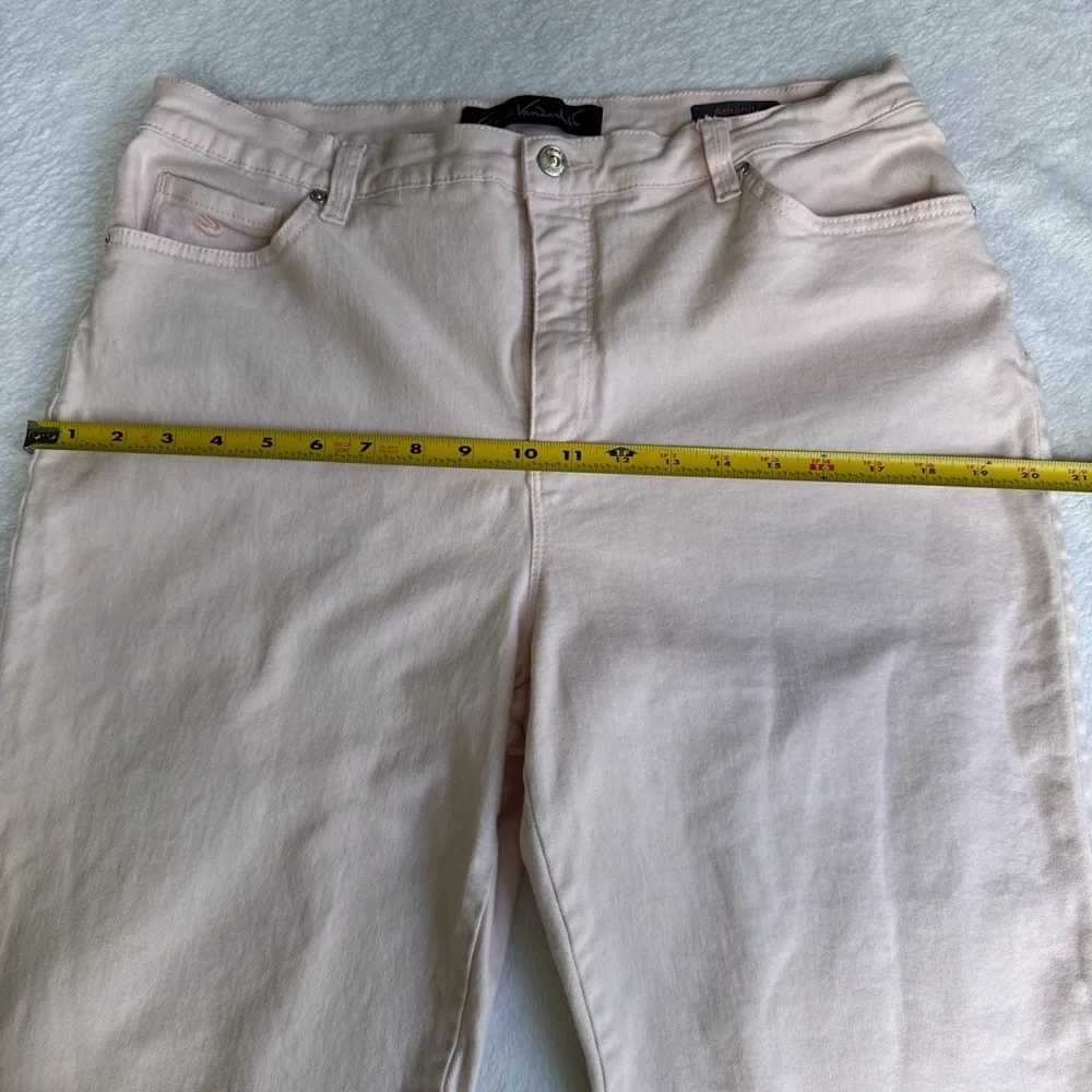 Gloria Vanderbilt Light Pink Straight Leg Jeans - Picture 6 of 9